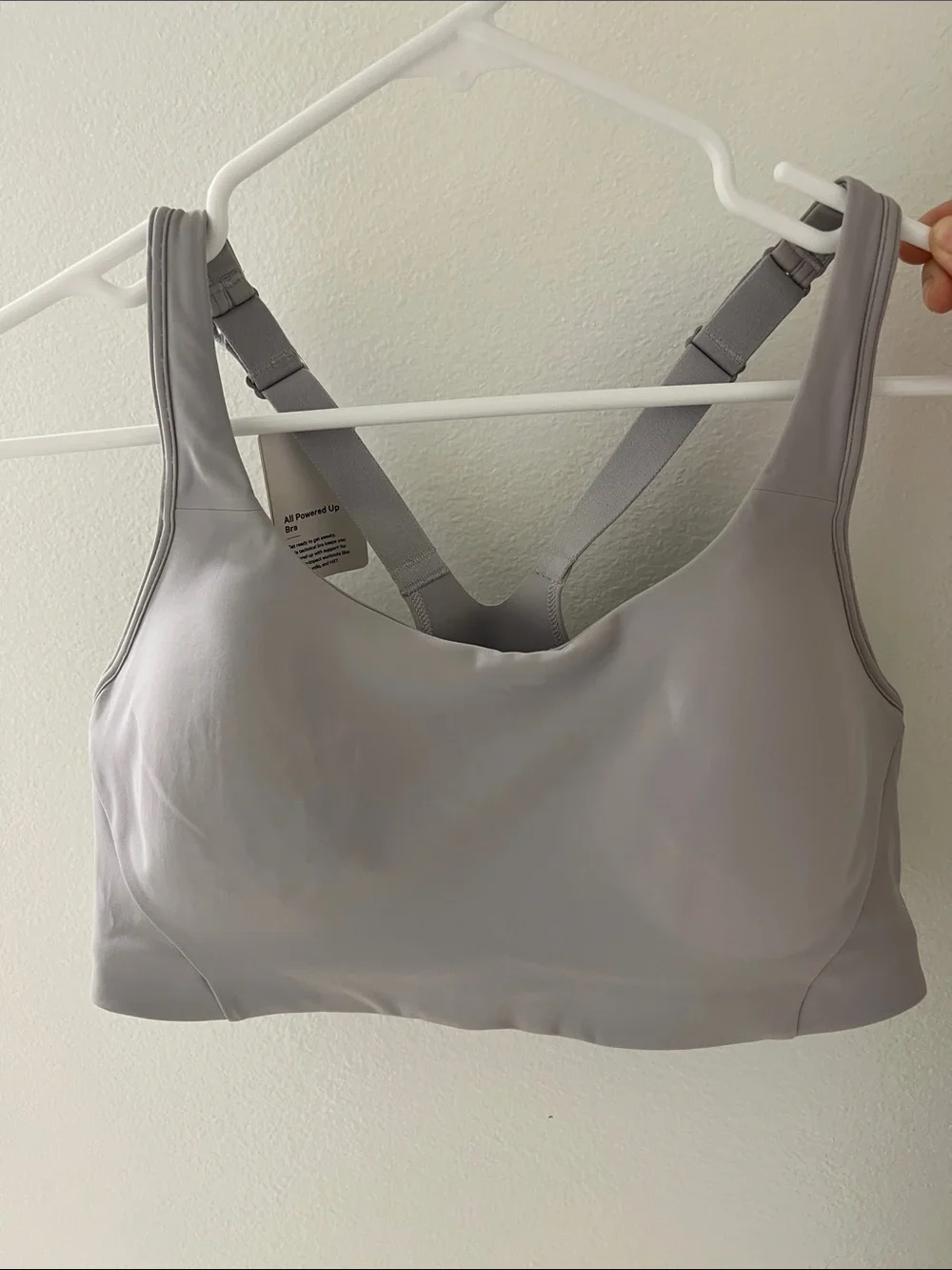Lululemon All Powered Up Sports Bra Iced Iris 36D NWT
